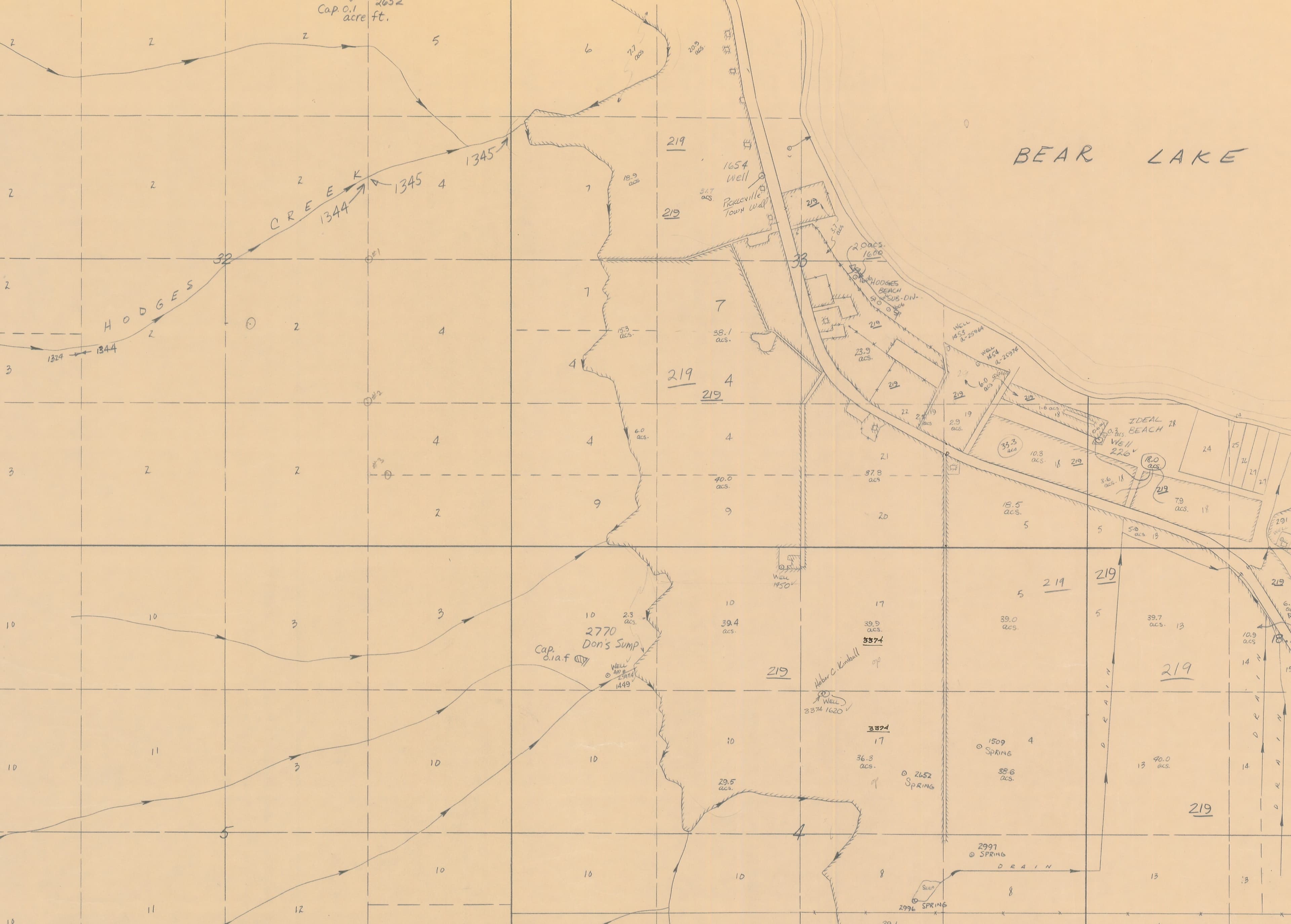 Georeferenced survey overlay example